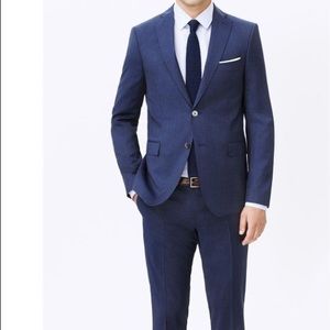 Zara Man Navy Suit Jacket